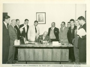 4ª Legislatura - Entrevista com o Presidente do SESI (SP)- contruç_o do hospital 10-06-1960