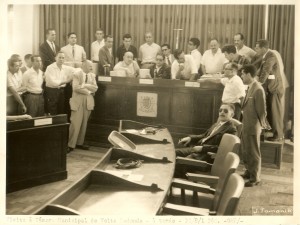 Visita a Camara Municipal de Volta Redonda - 30.08.1960